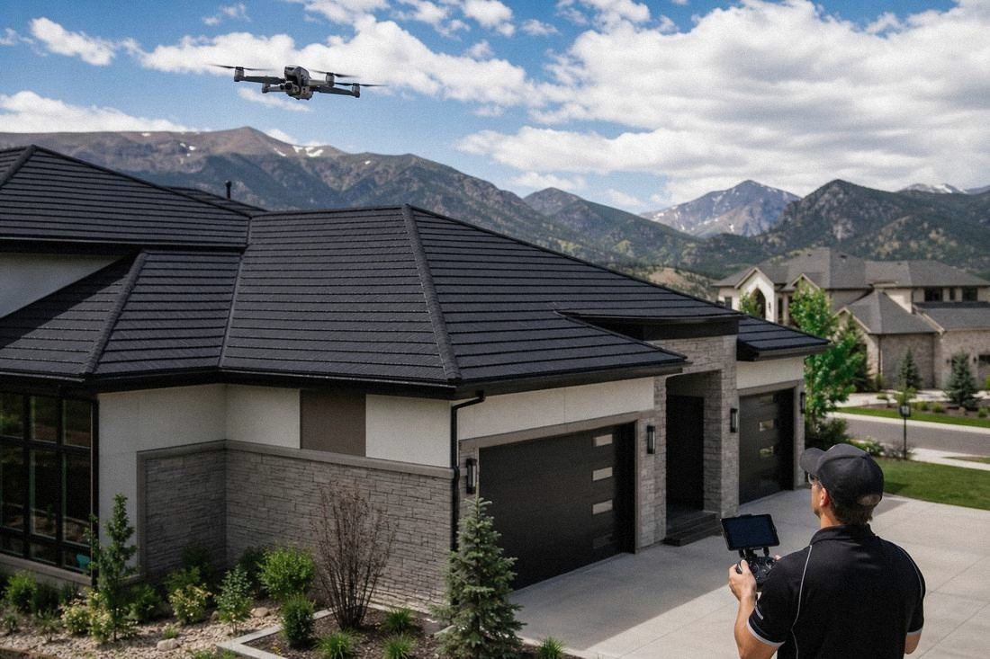 Drone roof inspection