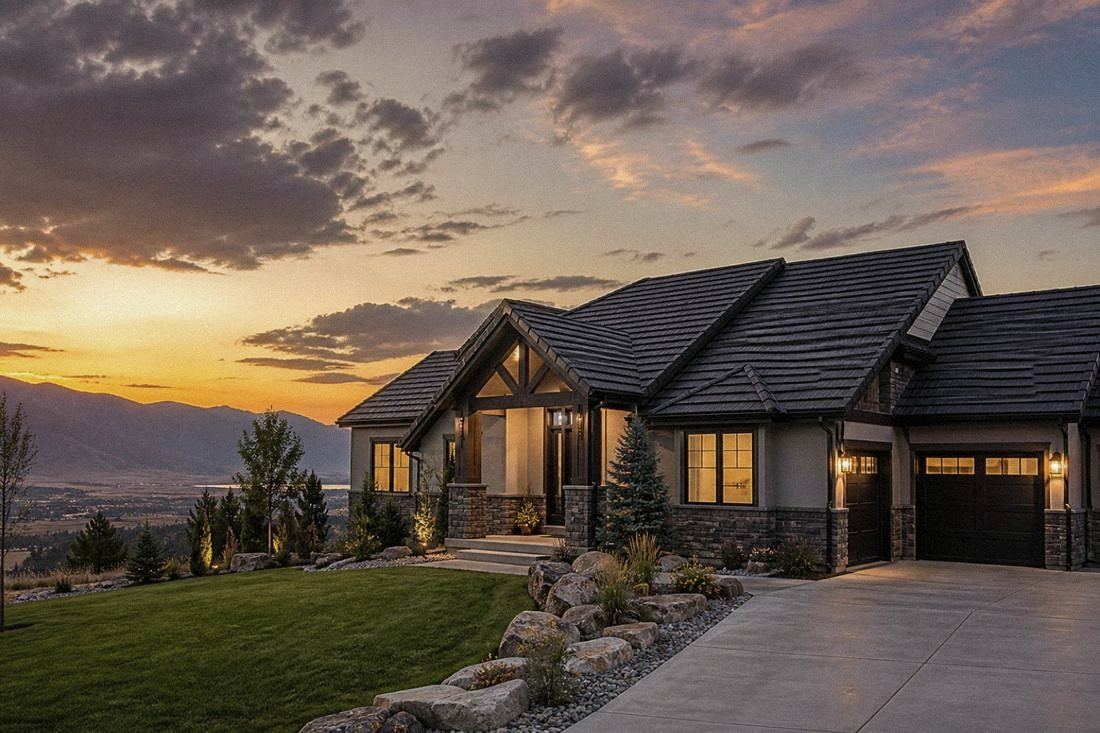 Well-maintained suburban home exterior