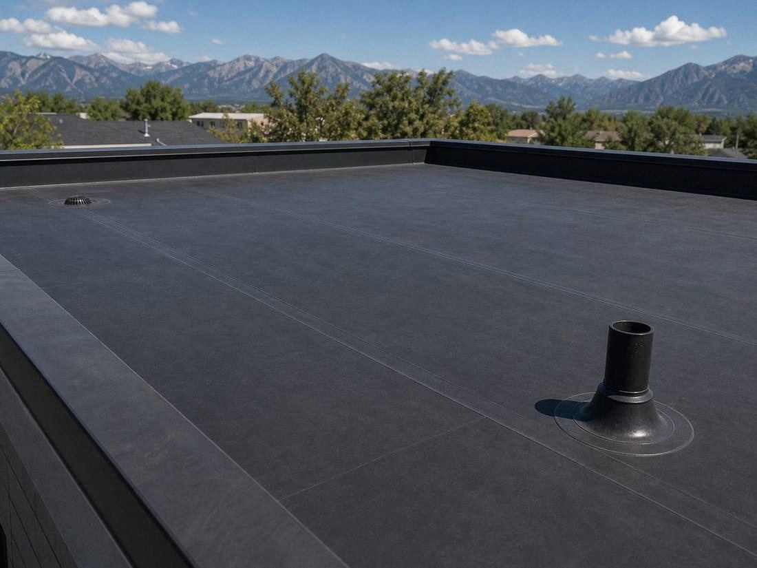 EPDM rubber roof membrane